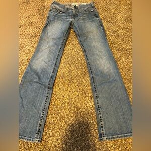 Western equestrian bootcut jeans, size 28 LONG.